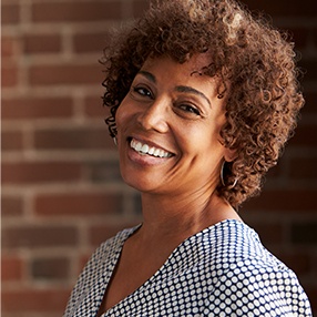 Woman with healthy smile